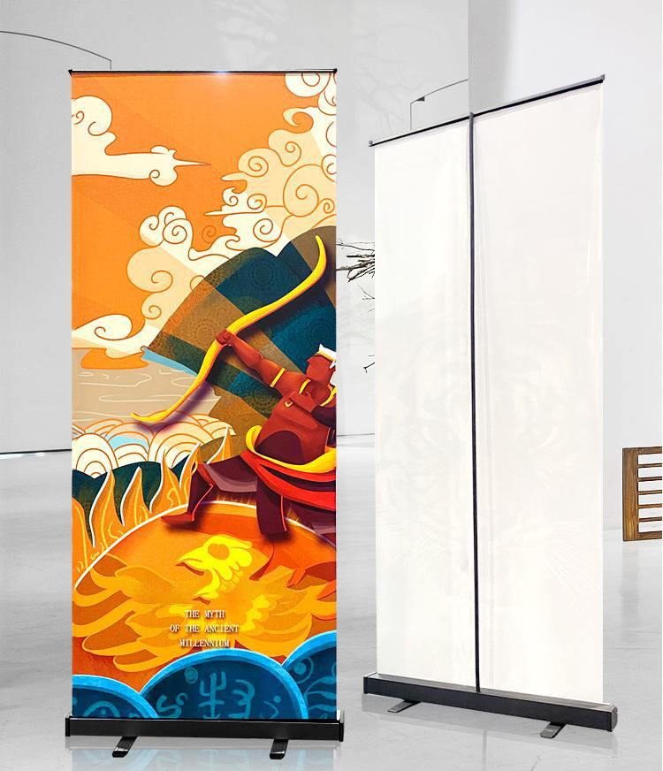 Retractable Roll-Up Banner Stand